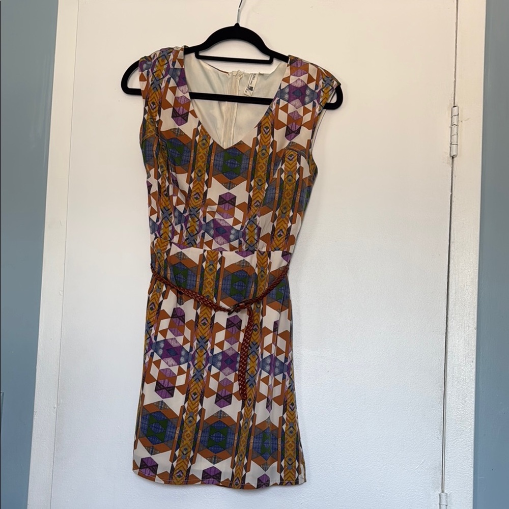 Geometric Patterned Dress